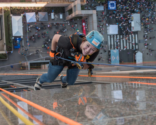 October 1, 2016. Over The Edge Raleigh benefitting Special Olympics of North Carolina, Wells Fargo Center, Raleigh, NC. Copyright © 2016 Jamie Kellner. All Rights Reserved.